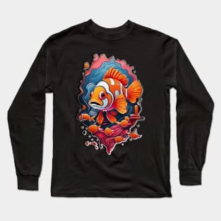 clownfish logo Long Sleeve T-Shirt